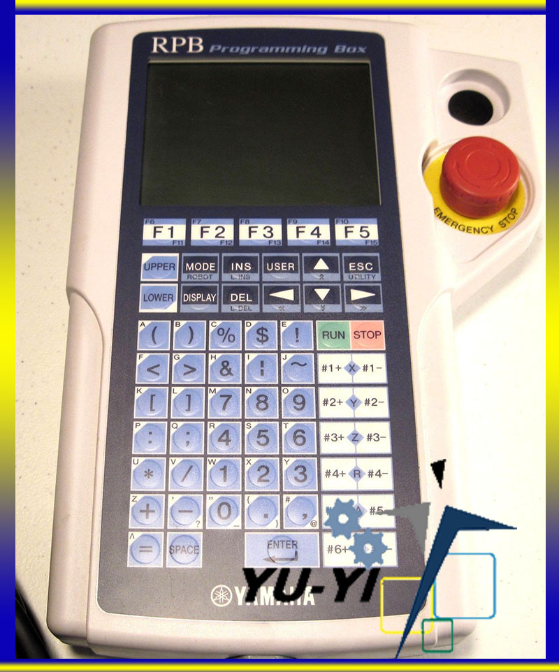 YAMAHA ROBOT TEACH PENDANT RPB-100 SCARA YK-X TYPE AXIS YAMAHA ROBOT TEACH PENDANT RPB-100 SCARA YK-X TYPE AXIS